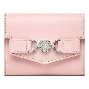 Versace Medusa 95 Dusty Pink Tri Fold Snap Wallet Card